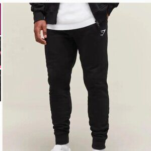 Gymshark Black Athletic CREST slimfit joggers size med